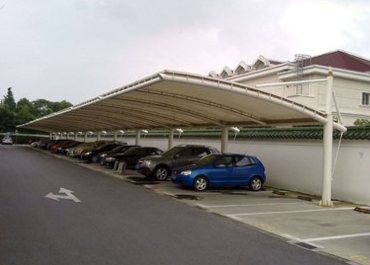 膜結(jié)構(gòu)車棚是否是精品？看清楚了，再掏錢購買哦。